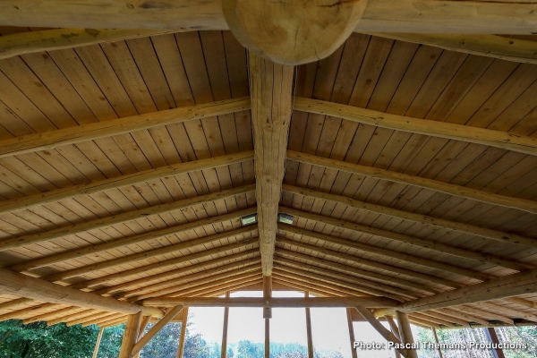 Carports en rondins de bois